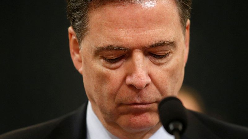 El Departamento de Justicia de EE.UU. imputa al exdirector del FBI por presuntas amenazas de muerte a Trump