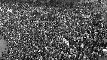 Manifestaci�n 1� de mayo de 1978 en Madrid