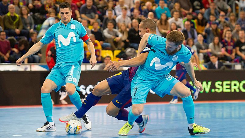 El Movistar Inter refuerza el liderato tras empatar en el Palau