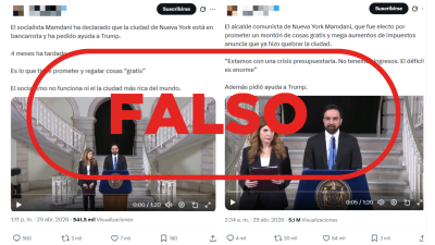 Zohran Mamdani no reconoce haber llevado Nueva York a la bancarrota en este v�deo, es falso