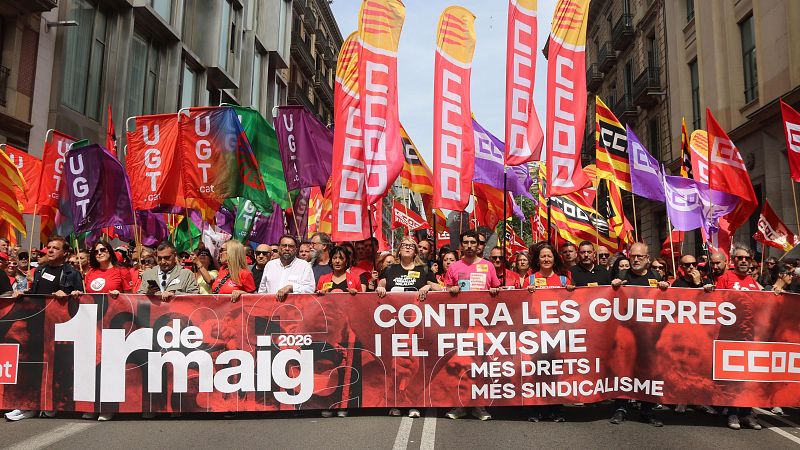 Milers de persones es manifesten per la millora dels drets laborals