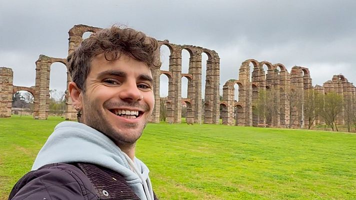 El Acueducto de los Milagros, en M�rida, ha sido uno de los monumentos que m�s han emocionado a Romancito.