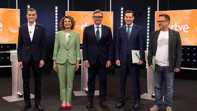 El problema de la vivienda, el escándalo de los cribados, la prioridad nacional o la financiación singular centran el debate de los candidatos en RTVE