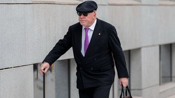 El excomisario Jos� Manuel Villarejo a su llegada a la Audiencia Nacional, a 3 de marzo de 2026, en Madrid