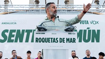 El presidente de Vox, Santiago Abascal