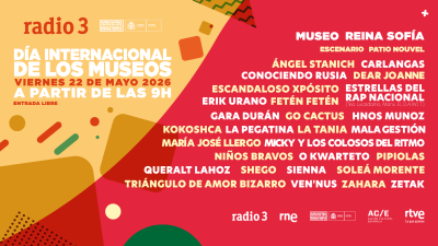 Radio 3 celebra el Día de los Museos con una gran fiesta cultural y musical