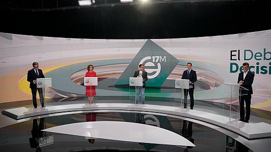 Segundo y �ltimo debate electoral de los candidatos a la Presidencia de la Junta de los cinco partidos con representaci�n parlamentaria, organizado por Canal Sur.