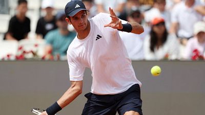 Rafa J�dar brilla en su debut en Roma contra Nuno Borges