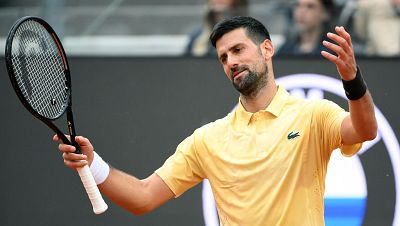 Djokovic, eliminado en primera ronda del Masters 1000 de Roma tras caer ante Prizmic