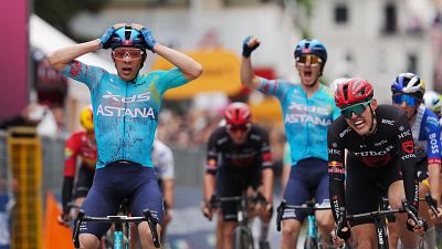 Thomas Silva sorprende en Veliko Tarnovo y se viste de rosa en el Giro
