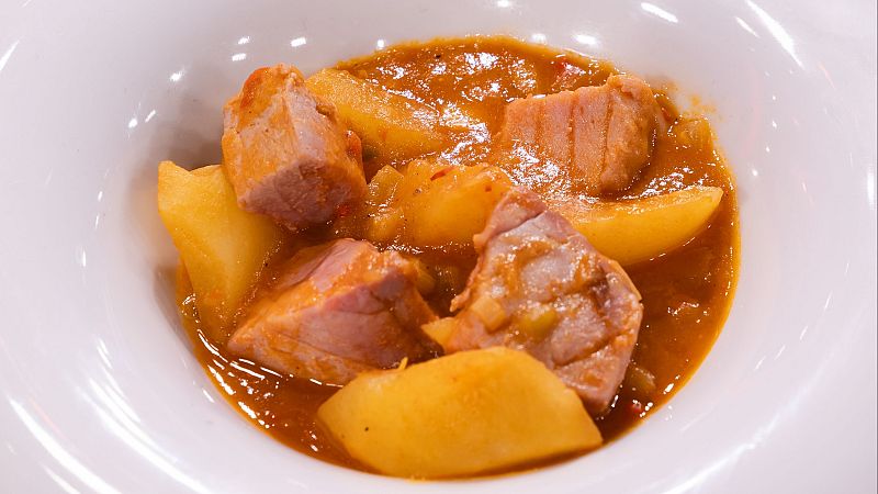 Receta de marmitako de Chambo en MasterChef 14