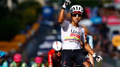 Johanatan Narv�ez se impone en la cuarta etapa del Giro