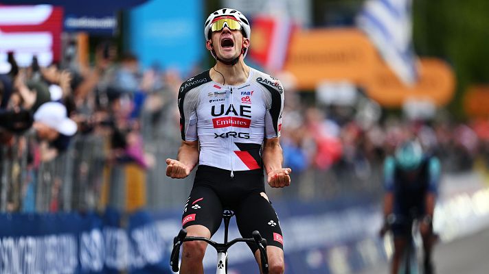 Igor Arrieta, ganador de la 5� etapa del Giro 2026 en Potenza