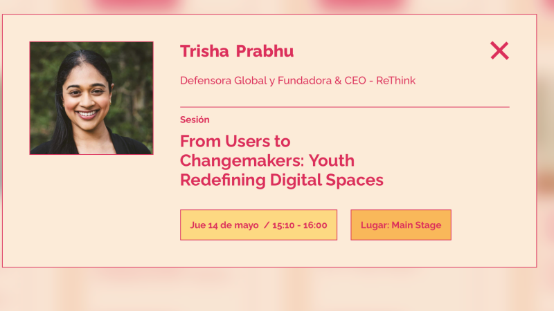 Trisha Prabhu, la voz de una generación: “Los jóvenes están atrapados en un mundo digital que no es saludable”