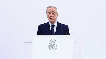 El presidente del Real Madrid, Florentino P�rez