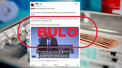 La farmac�utica Bayer no ha dicho que "enga�aron" a la gente para vacunar contra el coronavirus, es un bulo