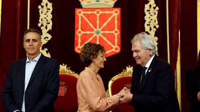 La Comisi�n que evaluar� la candidatura de Navarra a Regi�n Europea del Deporte inicia su visita a la comunidad