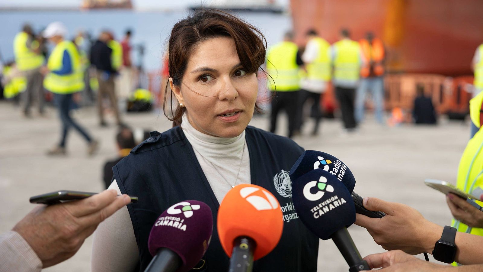 Diana Rojas (OMS): "Nunca se confirmó un infectado dentro del barco" - Mediodía en RNE | Ver