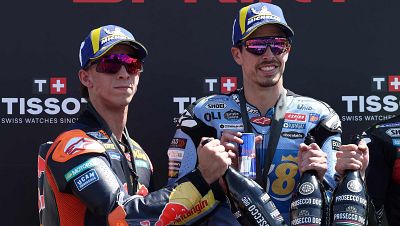 �lex M�rquez resiste las acometidas de Acosta y gana la sprint del GP de Catalu�a por solo 41 mil�simas