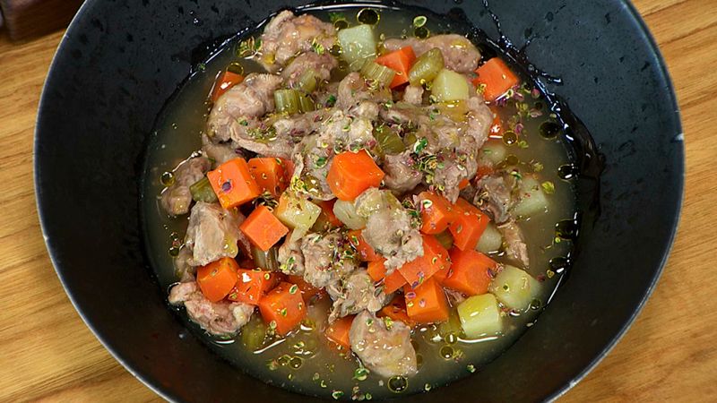 Carrilleras de cordero en bote