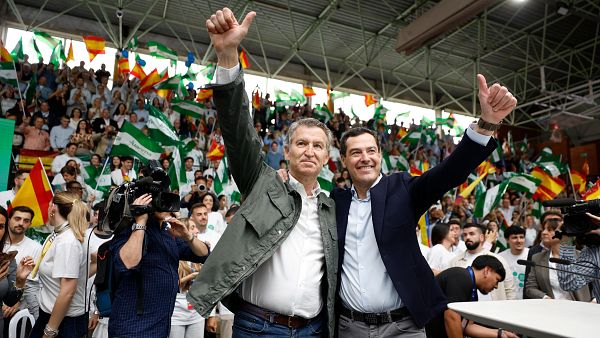 Alberto N��ez Feij�o y Junama Moreno