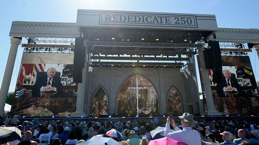 Wahington acoge un festival de la oraci�n apoyado por Trump