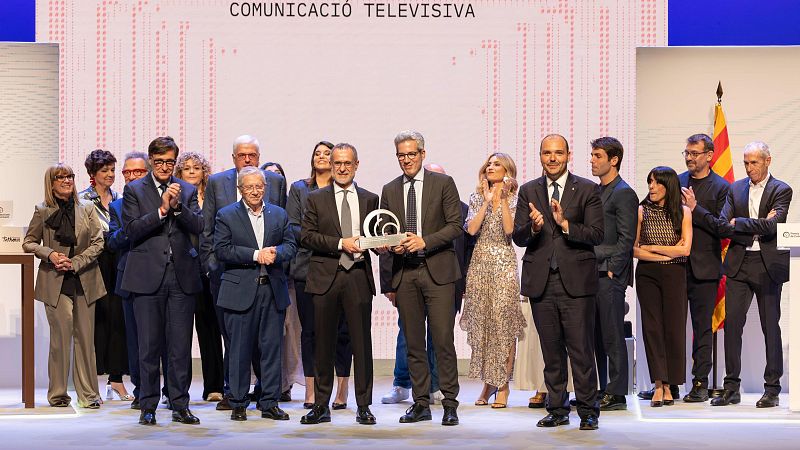 RTVE Catalunya rep el Premi Nacional de Comunicació Televisiva per l'impuls sostingut del català durant més de 60 anys
