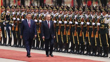 Xi recibe a Putin en Pek�n tras la visita de Trump