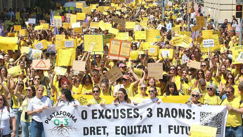 Segona jornada de vaga dels professionals de les llars d'infants després del "silenci administratiu"
