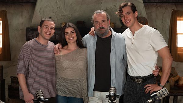 Loren Mairena, Rafa �lamos, Manuel Regueiro y Jos� M. Blanco en el episodio 10 de 'Cosas de palacio'