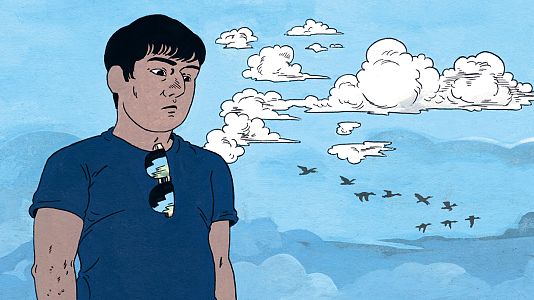 Detalle de la portada de 'Moheeb en el aparcamiento' (Garbuix Books)