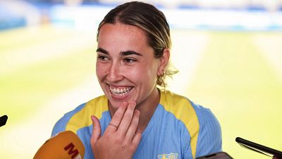 Cata Coll: "Si ganamos la Champions te aseguro que voy a estar dos d�as seguidos de fiesta"