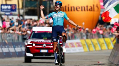 Alberto Bettiol se lleva la etapa 13 del Giro de Italia tras imponerse en una fuga de 150 km