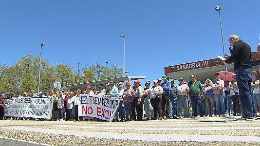 Zamora redobla su pulso por el tren: nueva protesta el domingo ante el "aislamiento" ferroviario.