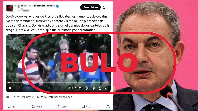 Zapatero no aparece con una narcotraficante en este vídeo, es un bulo