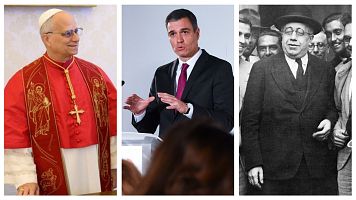 El papa Le�n XIV y los presidentes Pedro S�nchez y Manuel Aza�a comparten formaci�n agustiniana