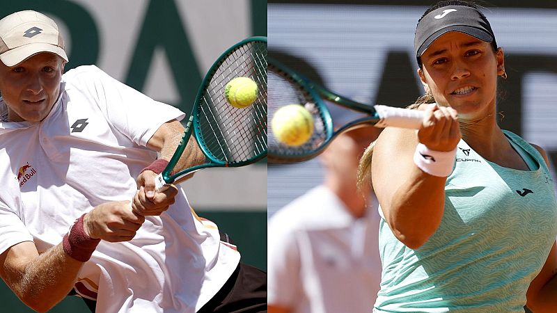 Cara y cruz de la representaci�n espa�ola en Roland Garros: victoria de Mart�n Landaluce y derrota de Jessica Bouzas