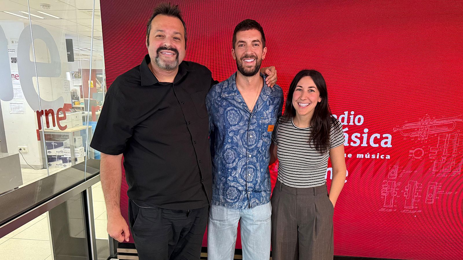Martin Llade, David Broncano y Clara Corrales
