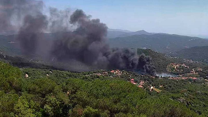Estabilitzat el foc a la zona forestal dels voltants d?�rrius