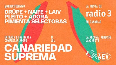 Arrecife En Vivo y Radio 3, unidos por el talento canario