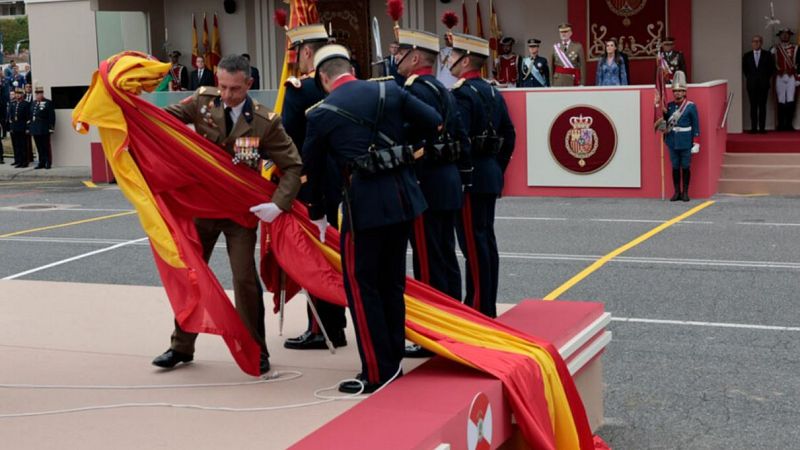 D�a de las Fuerzas Armadas 2026: las im�genes del desfile militar en el que no se pudo izar la bandera