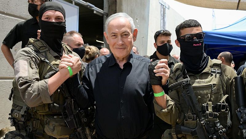 Netanyahu afirma que las fuerzas israel�es cruzaron el r�o Litani en el L�bano