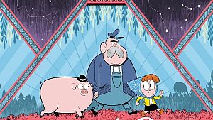 Detalle de la portada de 'El bosque de Oreka'