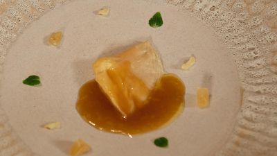 Receta de crepe suzzete de yuzu de MasterChef 14