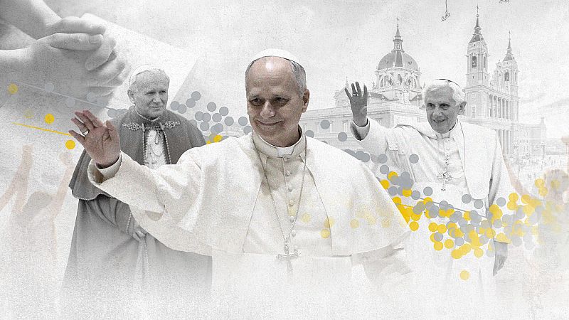 Las 'Españas' de los papas: de la caída de la religiosidad al repunte de la fe en los hombres jóvenes