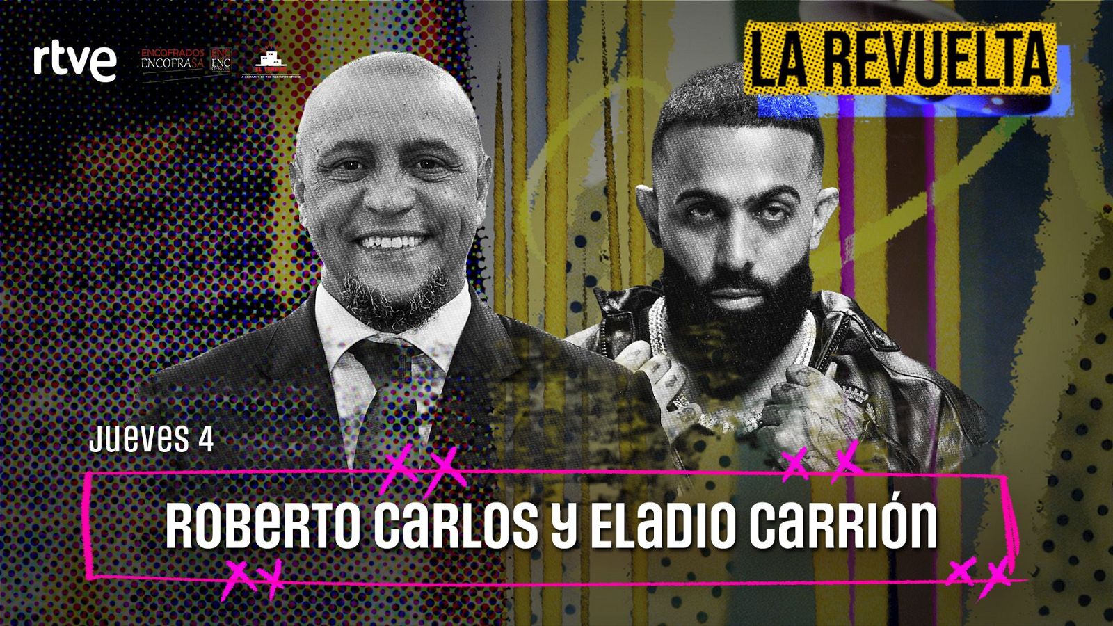 Roberto Carlos y Eladio Carri�n, invitados de hoy 4 de junio en La Revuelta