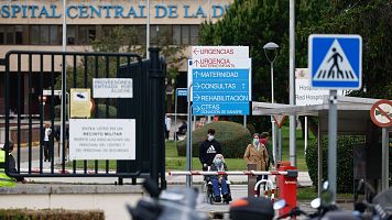 Acceso principal del Hospital Central de la Defensa G�mez Ulla.