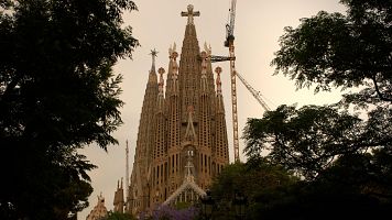 Vistas de la Sagrada Familia.