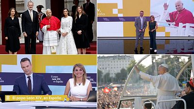 Los especiales informativos de RTVE lideran en el primer d�a de la visita del papa Le�n XIV