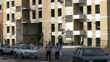 Imagen de archivo de la Casa Cuartel de Santa Pola tras el atentado de 2002